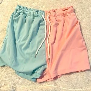 SHEIN drawstring shorts. size small. great condition, never worn.